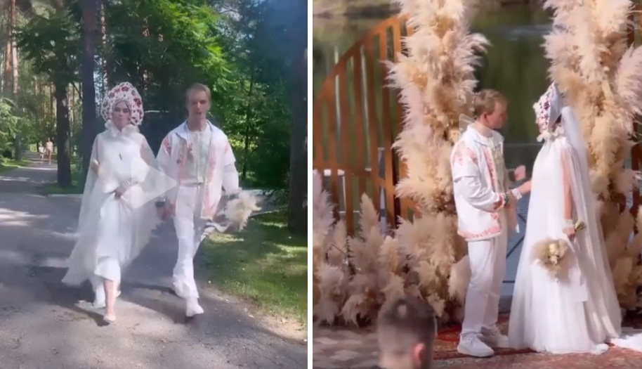 Скриншоты из видело со свадьбы